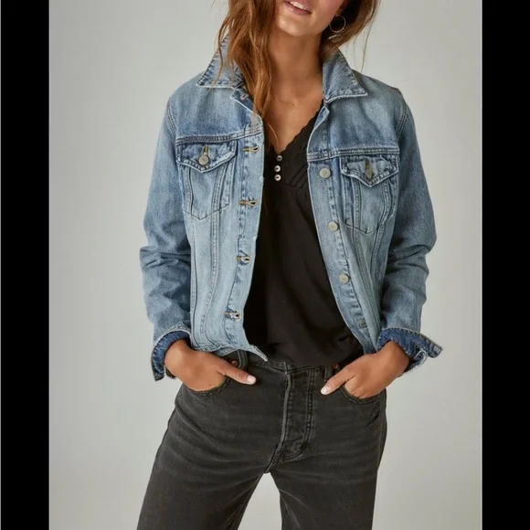 Lucky Brand, Jackets & Coats, Brand New Lucky Brand Jean Jacket